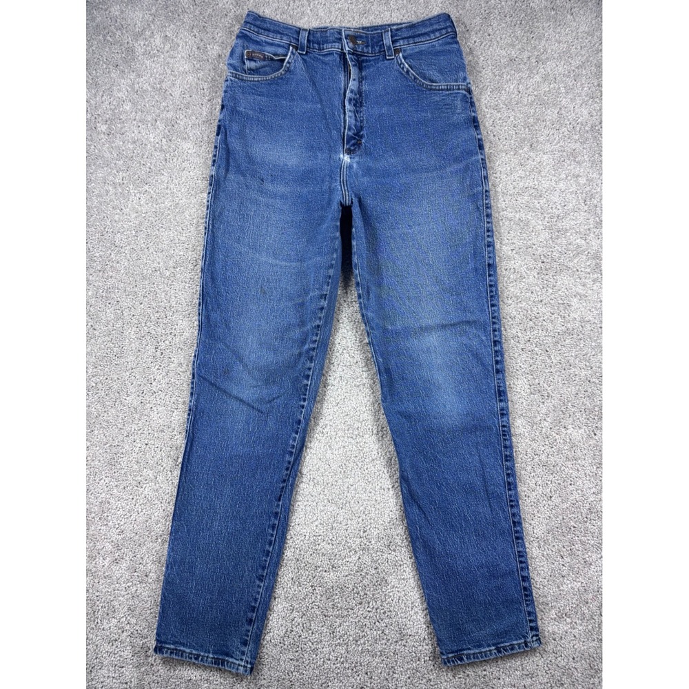 Vintage Riders by Lee High Rise Tapered Leg Blue Jeans Womens  Mom‎ Jeans (READ)